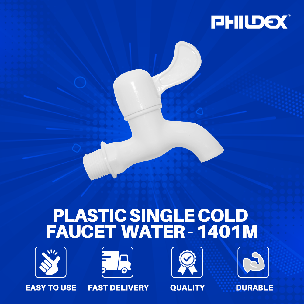 PLASTIC SINGLE COLD FAUCET 1401-M