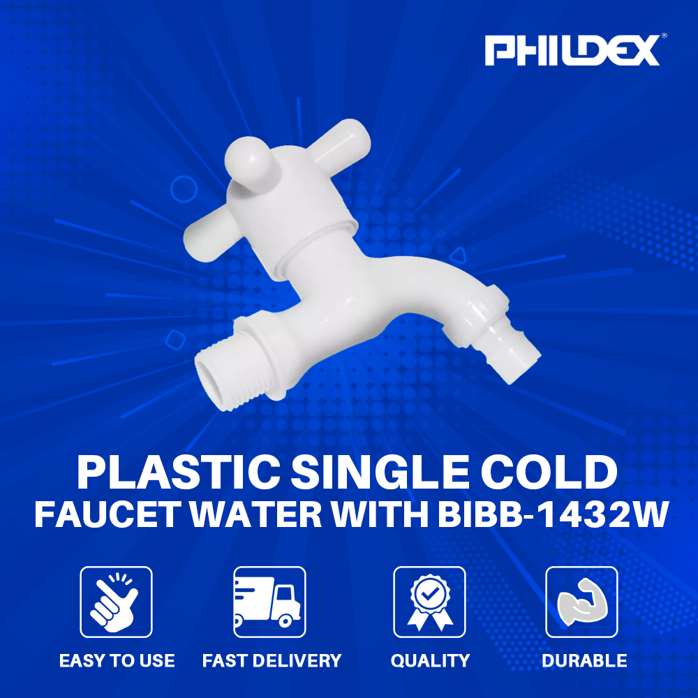 PLASTIC SINGLE COLD FAUCET 1432-W