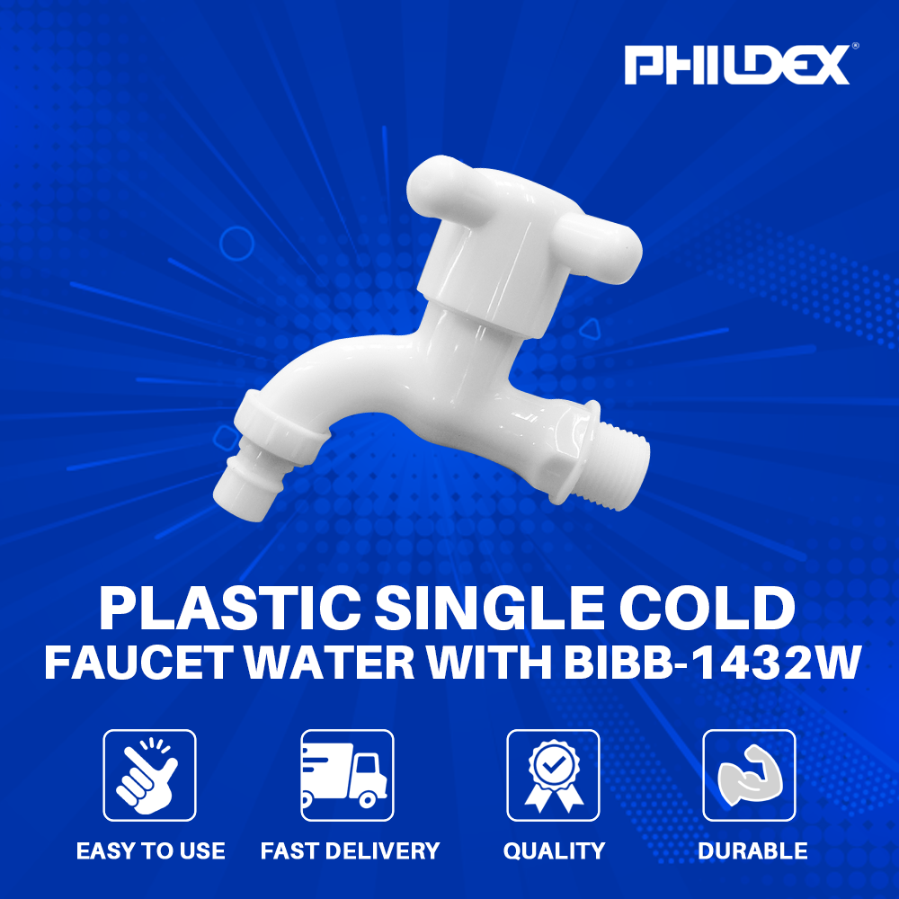 PLASTIC SINGLE COLD FAUCET 1432-W