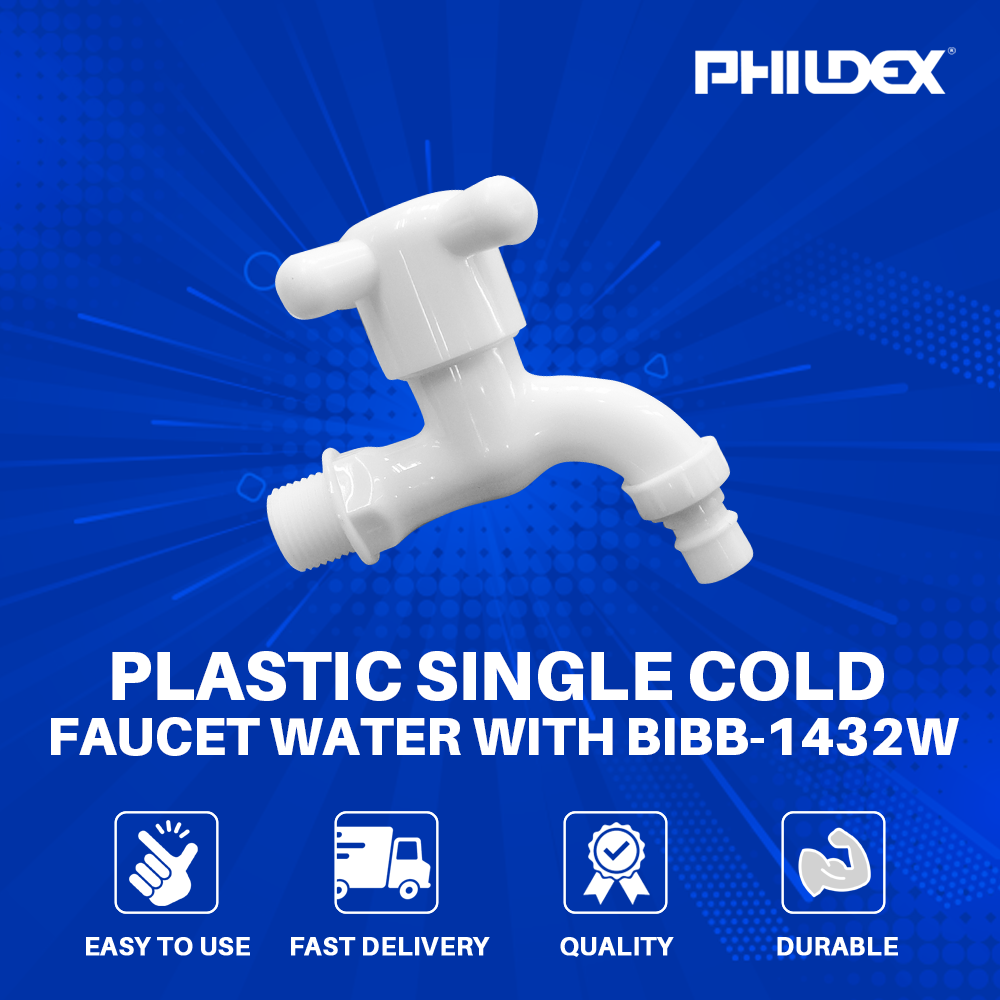 PLASTIC SINGLE COLD FAUCET 1432-W